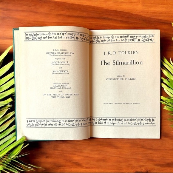 VINTAGE 1977 First American Edition — The Silmarillion by J.R.R. Tolkien - Picture 6 of 13